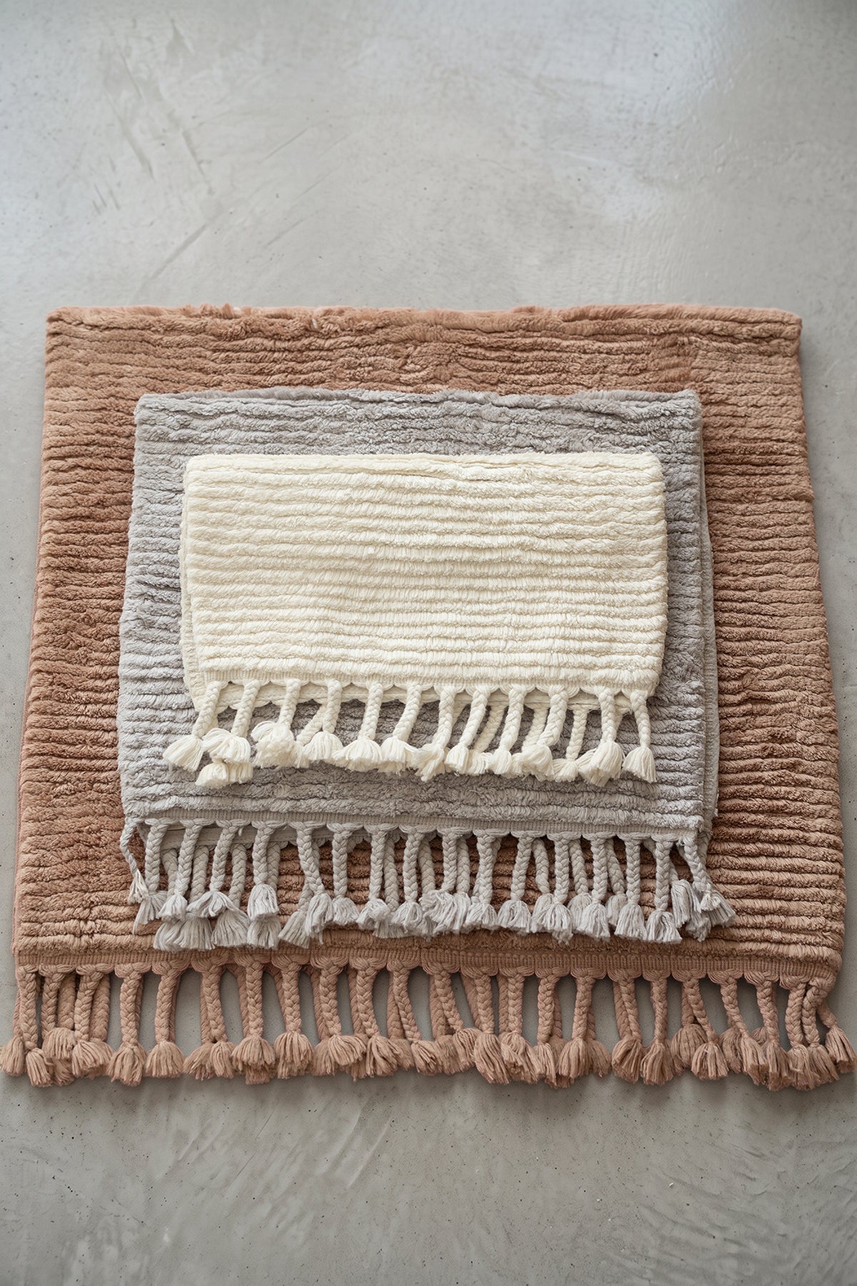 Belina Tekli Bambu Banyo Paspası 50X80 Cm Karamel