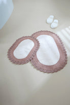 Irya-Bianca 2’li Takım Banyo Paspası %100 Pamuk 40x60 + 60x90 Acı Kahve-Banyo Paspası-7-Milagron.com