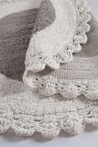 Irya-Bianca 2’li Takım Banyo Paspası %100 Pamuk 40x60 + 60x90 Gri-Banyo Paspası-5-Milagron.com