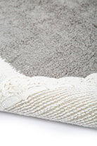 Irya-Bianca 2’li Takım Banyo Paspası %100 Pamuk 40x60 + 60x90 Gri-Banyo Paspası-8-Milagron.com