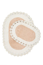 Irya-Bianca 2’li Takım Banyo Paspası %100 Pamuk 40x60 + 60x90 Kahverengi-Banyo Paspası-2-Milagron.com