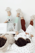 Irya-Birdie Organik Pamuk Müslin Detaylı çocuk Bornoz Beyaz-Çocuk Bornozu-4-Milagron.com