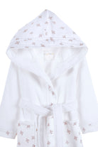 Irya-Birdie Organik Pamuk Müslin Detaylı çocuk Bornoz Beyaz-Çocuk Bornozu-7-Milagron.com