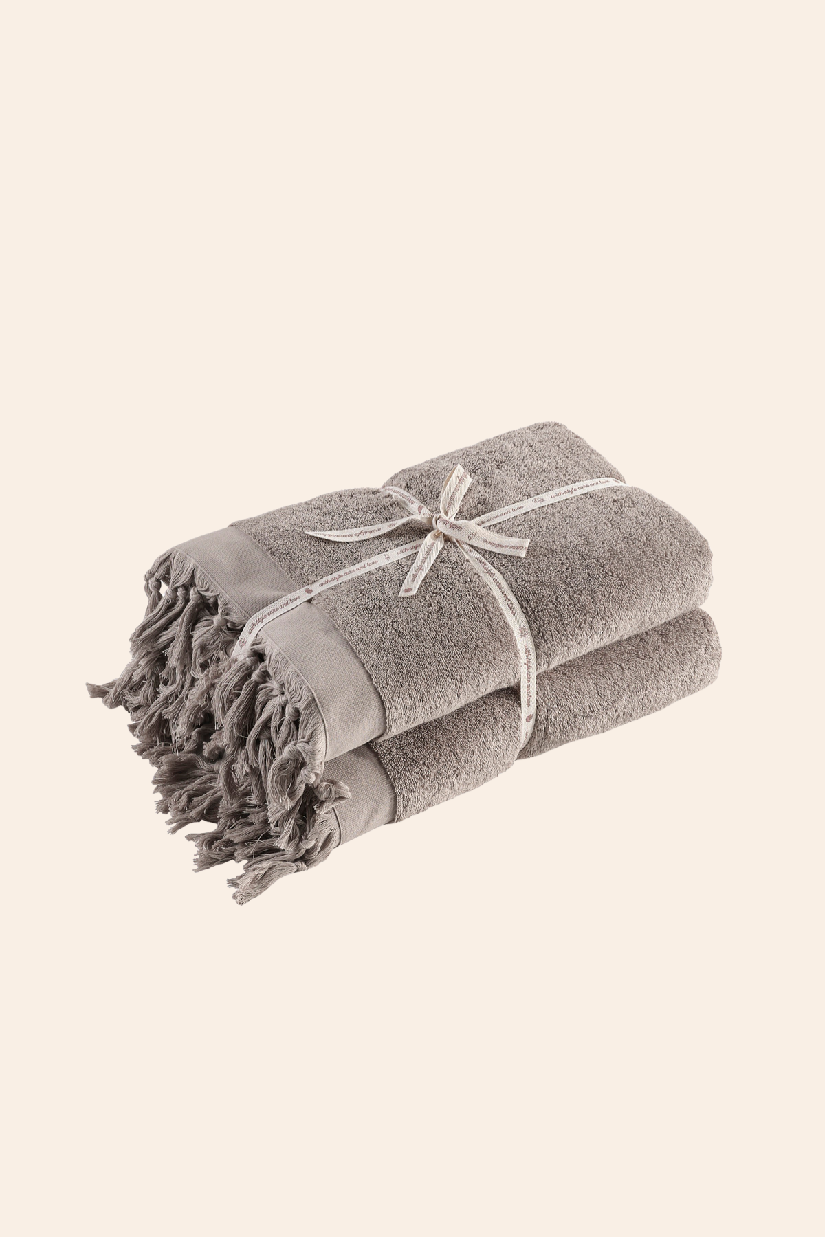 İRYA-Bodrum Banyo Havlusu Seti, Koyu Gri - 2'li, 80x150 Cm-Havlu & Havlu Setleri-2-Milagron.com