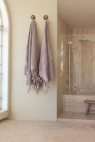 İRYA-Bodrum Banyo Havlusu Seti, Leylak - 2'li, 80x150 Cm-Havlu & Havlu Setleri-1-Milagron.com