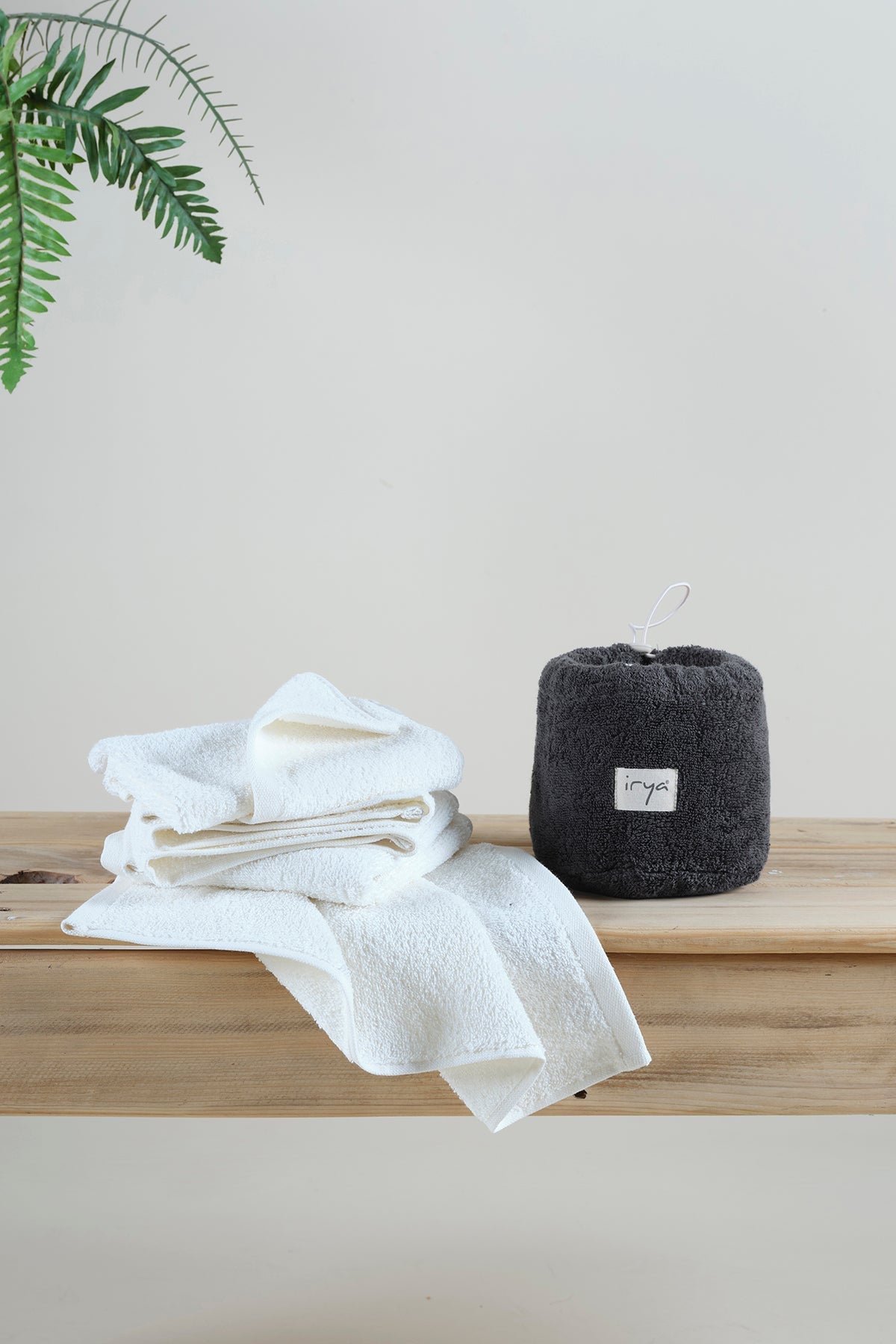 Irya-Bouquet çantalı 4'lü El Havlusu-Havlu-37-Milagron.com