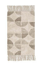 Irya-Brook Tekli Banyo Paspası %100 Pamuk 70x110 Bej-Banyo Paspası-2-Milagron.com