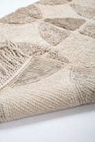 Irya-Brook Tekli Banyo Paspası %100 Pamuk 70x110 Bej-Banyo Paspası-7-Milagron.com