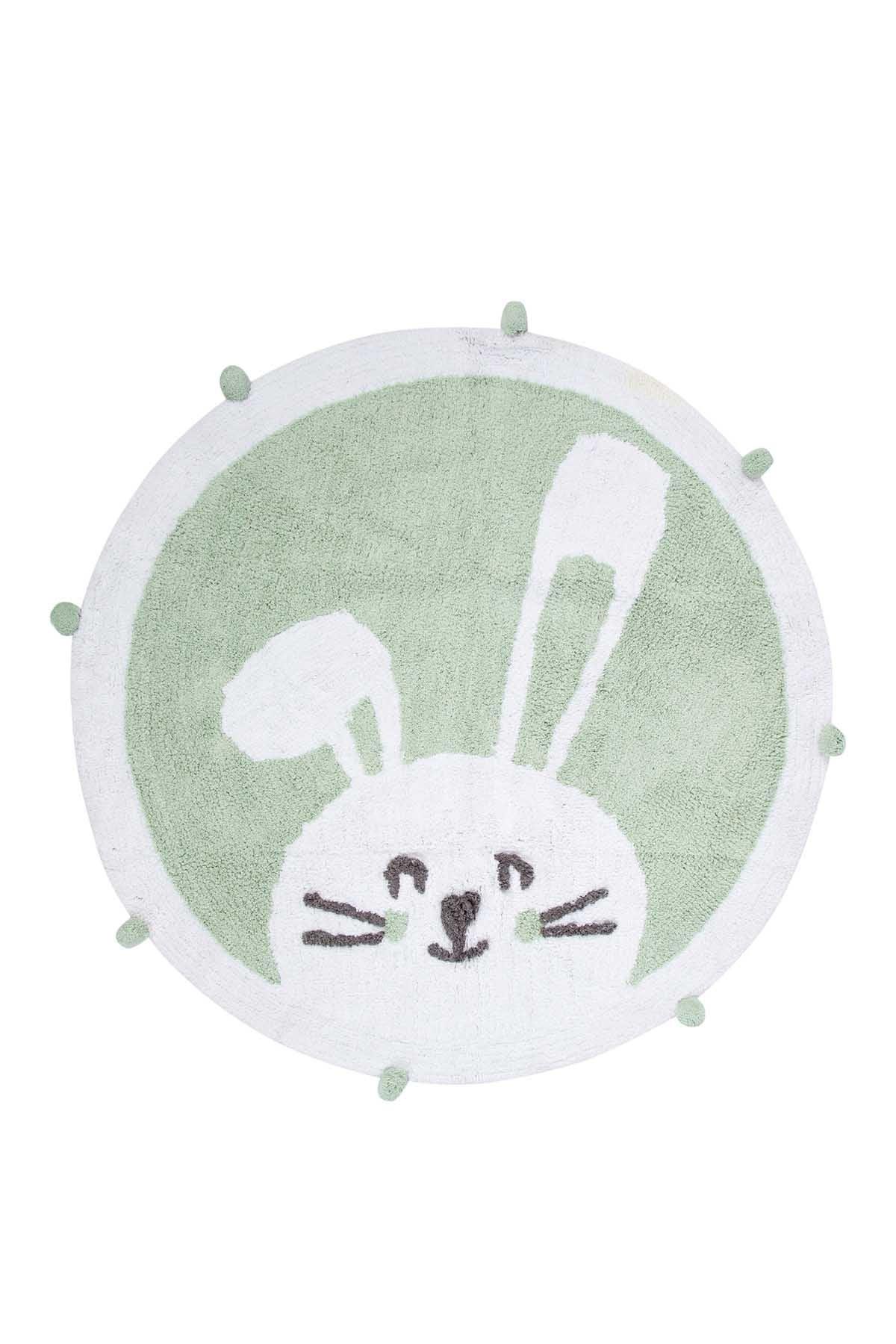 İRYA-Bunny Çocuk Odası Halısı 110X110-Halı-2-Milagron.com