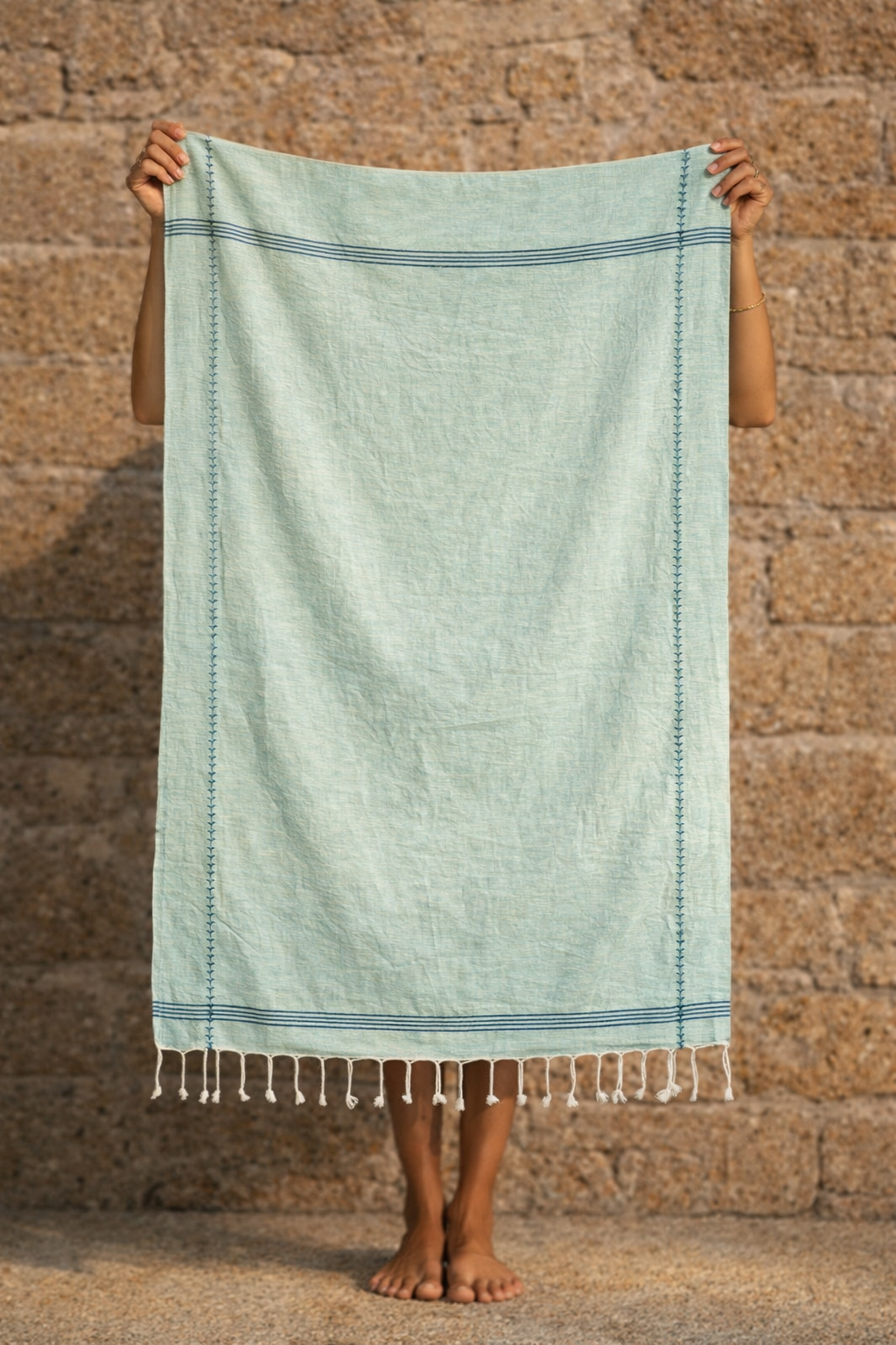 İRYA-Carmen Peştamal 90X170 Yeşil-Havlu & Havlu Setleri-1-Milagron.com