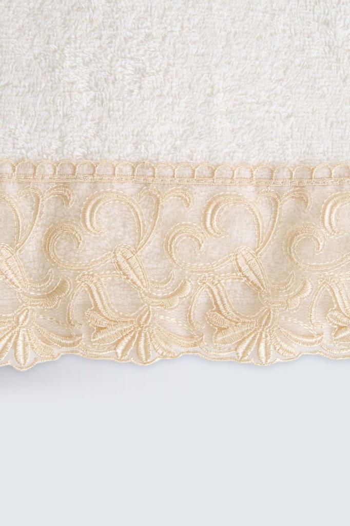İRYA-Carmina Yüz Havlusu 50X90 Cm Ekru-Havlu & Havlu Setleri-3-Milagron.com