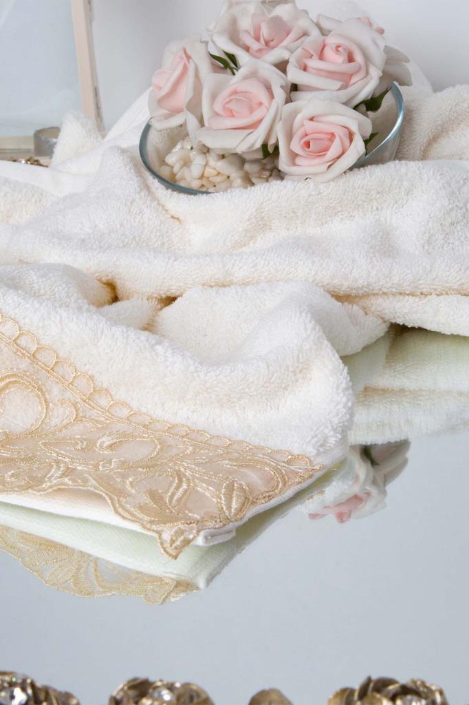 İRYA-Carmina Yüz Havlusu 50X90 Cm Ekru-Havlu & Havlu Setleri-4-Milagron.com
