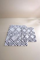 Irya-Cava 2’li Takım Banyo Paspası %100 Pamuk 40x60 + 60x90 Gri-Banyo Paspası-5-Milagron.com