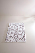 Irya-Cava Tekli Banyo Paspası %100 Pamuk 70x110 Kahverengi-Banyo Paspası-3-Milagron.com