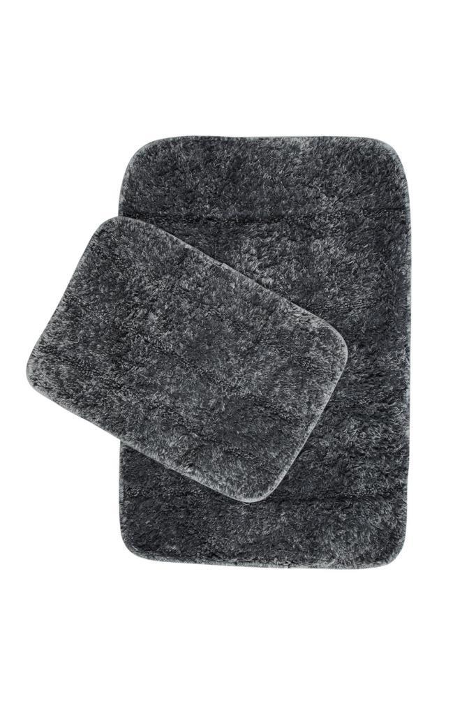 İRYA-Clay Banyo Paspası 2'Li Denim Taşlama 40X60+60X90-Paspas-4-Milagron.com