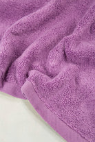 İRYA-Colet Banyo Havlusu 90X150 Cm Lila-Havlu & Havlu Setleri-4-Milagron.com