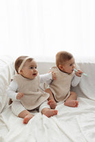 İRYA-Colors Of Joy 2'Li Organik Pamuk Müslin Bebek Önlük Seti Bej-Önlük-1-Milagron.com