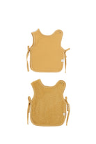 Irya-Colors Of Joy 2'li Organik Pamuk Müslin Bebek önlük Seti Hardal-Bebek Önlüğü-2-Milagron.com