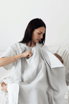 Irya-Colors Of Joy Organik Pamuk Müslin 4 Katlı Emzirme örtüsü Gri-Bebek Önlüğü-1-Milagron.com