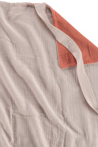 Irya-Colors Of Joy Organik Pamuk Müslin 4 Katlı Emzirme örtüsü Kiremit-Bebek Önlüğü-5-Milagron.com