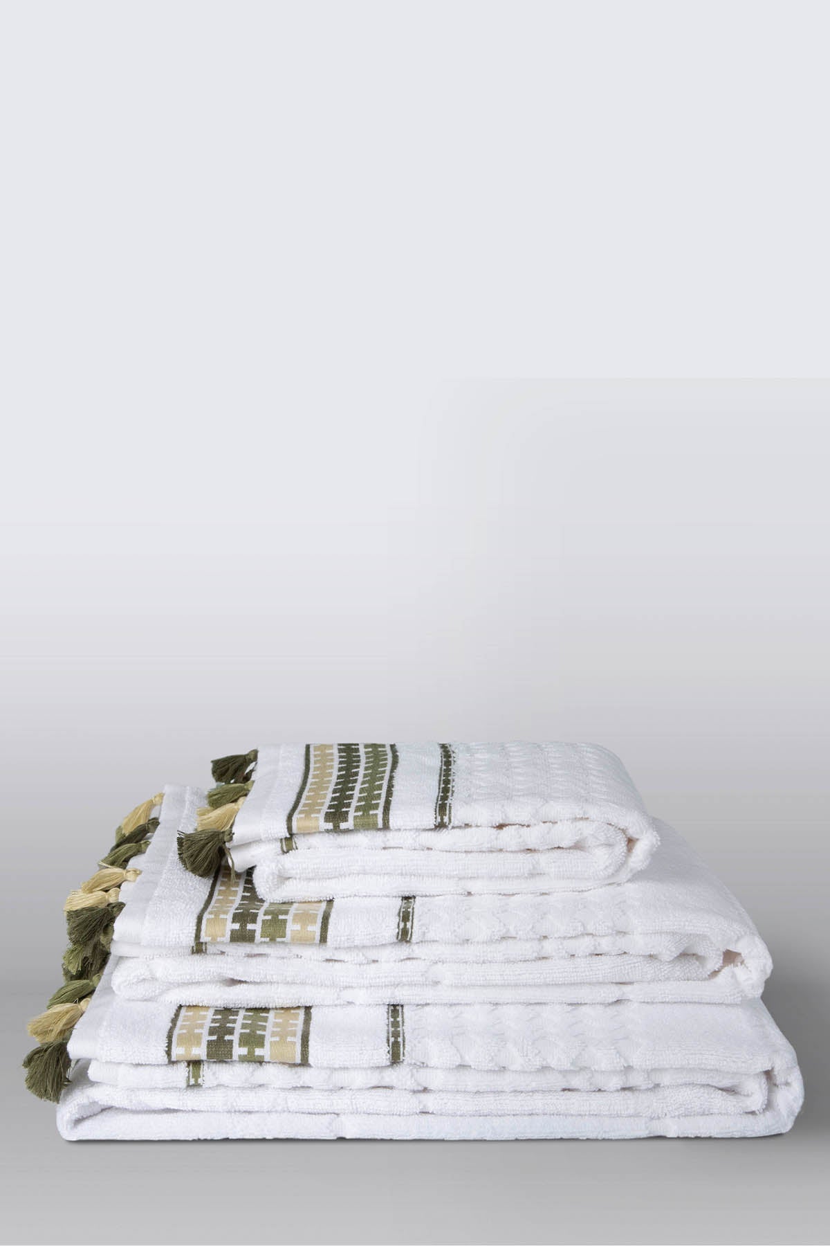 Irya-Coplin Yüz Havlusu 50x90 Cm Yeşil-Havlu-2-Milagron.com