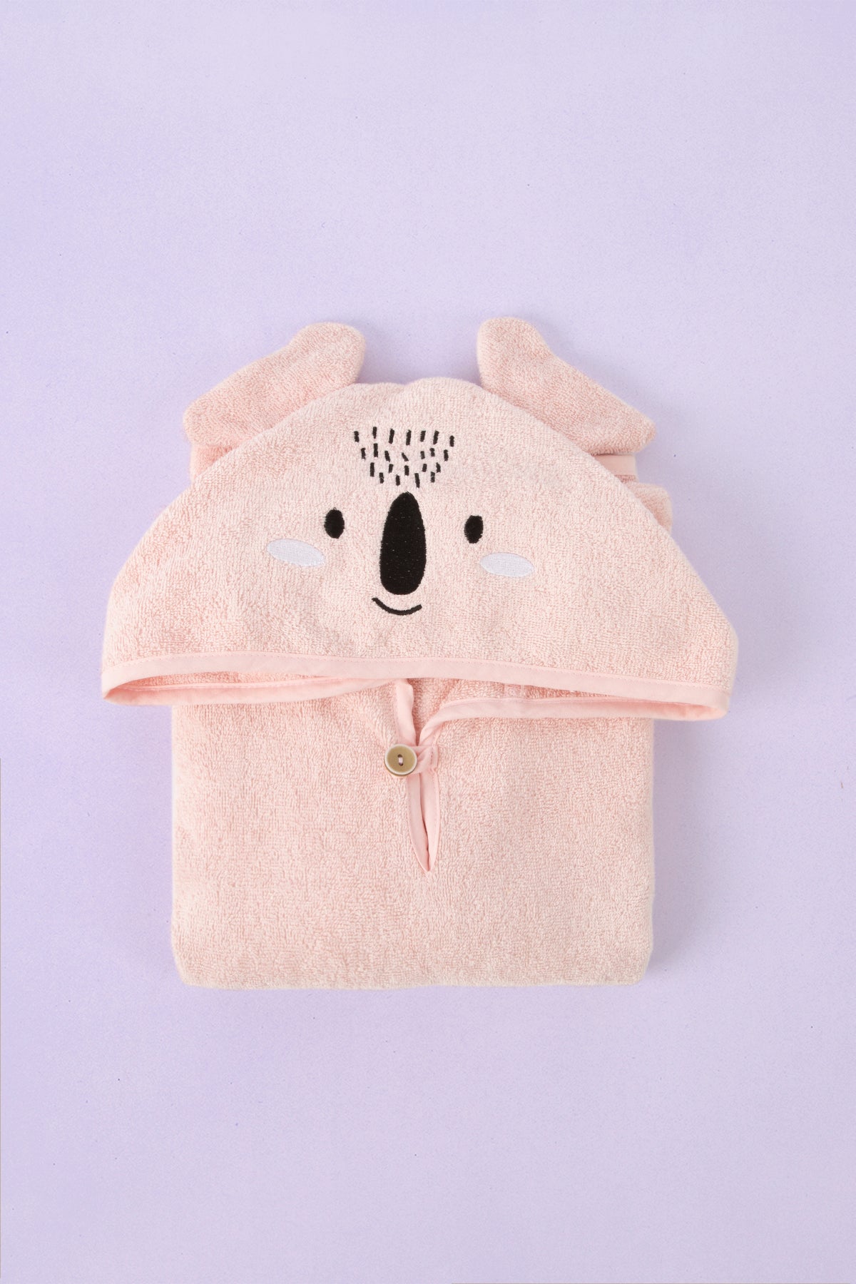 İRYA-Cutie Çift Taraflı Çocuk Panço Pembe-Panço-4-Milagron.com