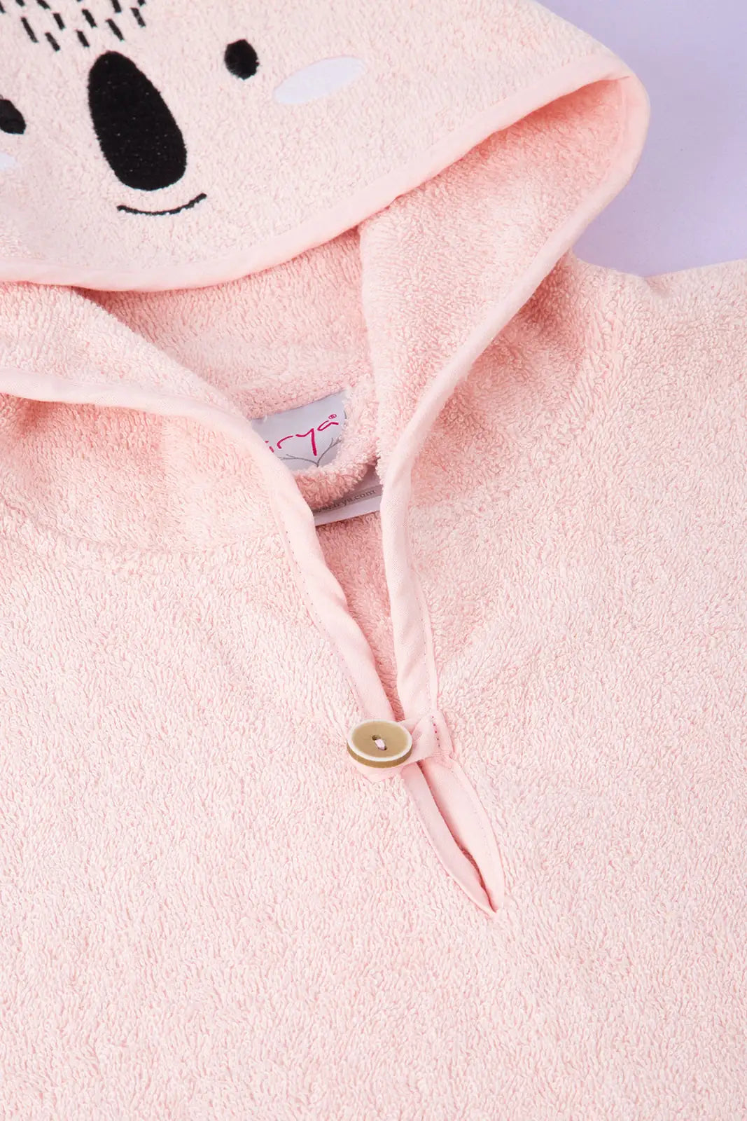 İRYA-Cutie Çift Taraflı Çocuk Panço Pembe-Panço-5-Milagron.com