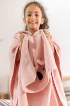 Irya-Cutie çift Taraflı çocuk Panço Pembe-Çocuk Pançosu-1-Milagron.com