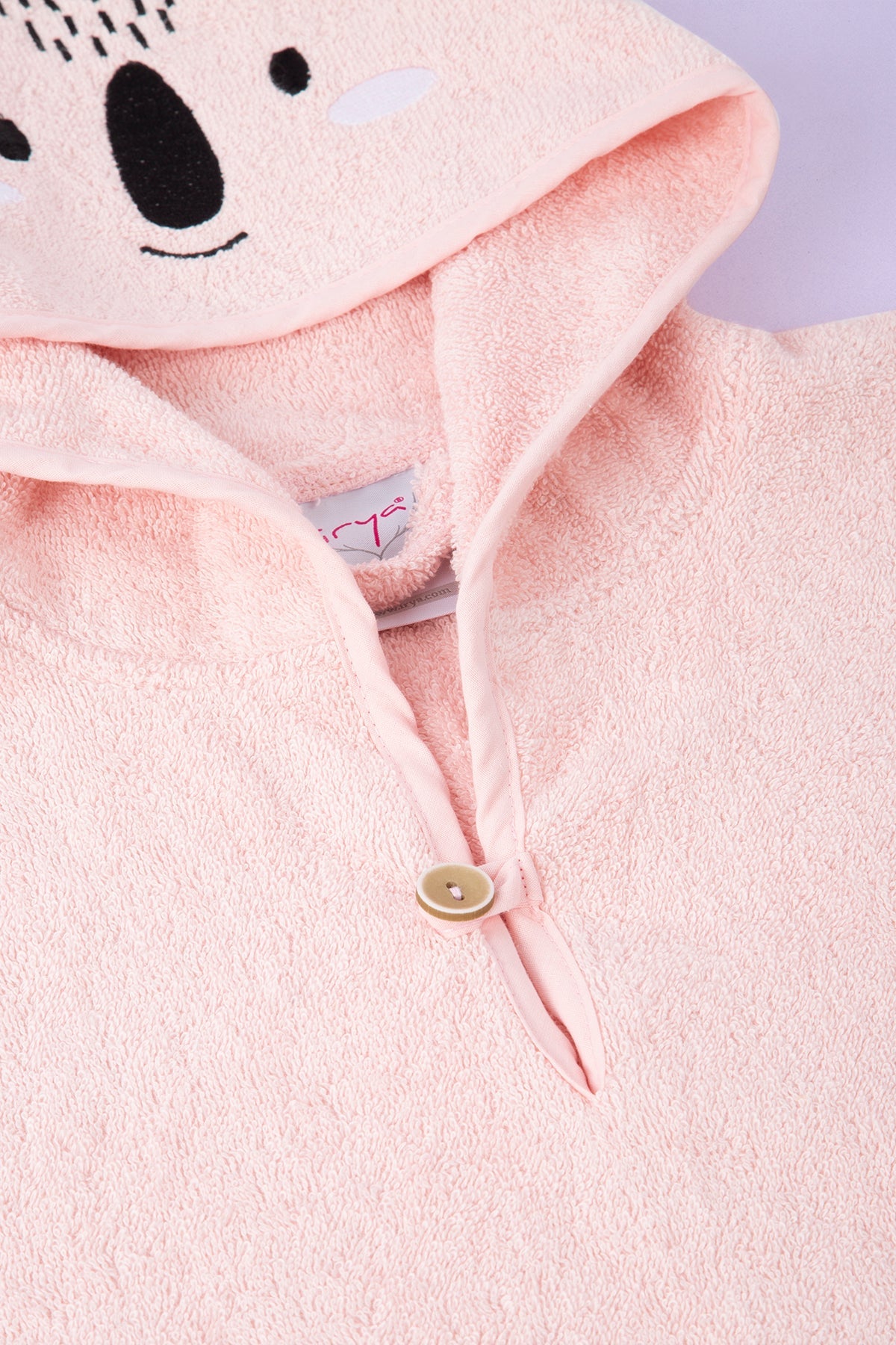 Irya-Cutie çift Taraflı çocuk Panço Pembe-Çocuk Pançosu-5-Milagron.com