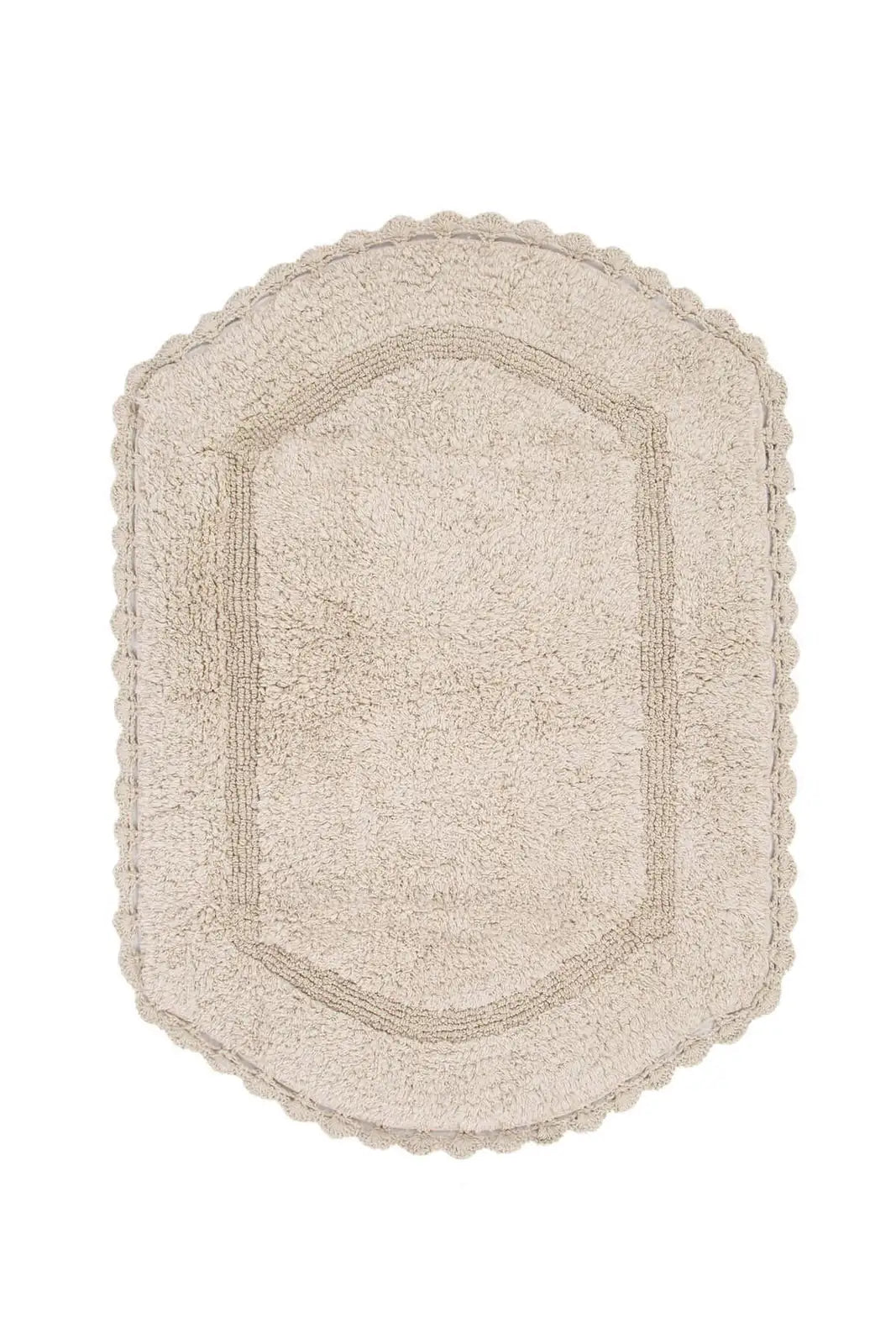 İRYA-Dale 2’Li Takım Banyo Paspası %100 Pamuk 40X60 + 60X90 Bej-Paspas-10-Milagron.com