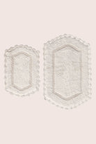 İRYA-Dale 2’Li Takım Banyo Paspası %100 Pamuk 40X60 + 60X90 Ekru-Paspas-4-Milagron.com