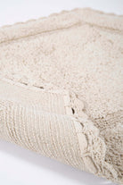 Irya-Dale 2’li Takım Banyo Paspası %100 Pamuk 40x60 + 60x90 Bej-Banyo Paspası-5-Milagron.com