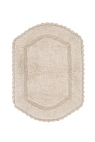 Irya-Dale 2’li Takım Banyo Paspası %100 Pamuk 40x60 + 60x90 Bej-Banyo Paspası-7-Milagron.com