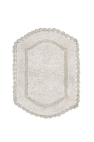 Irya-Dale 2’li Takım Banyo Paspası %100 Pamuk 40x60 + 60x90 Gri-Banyo Paspası-7-Milagron.com