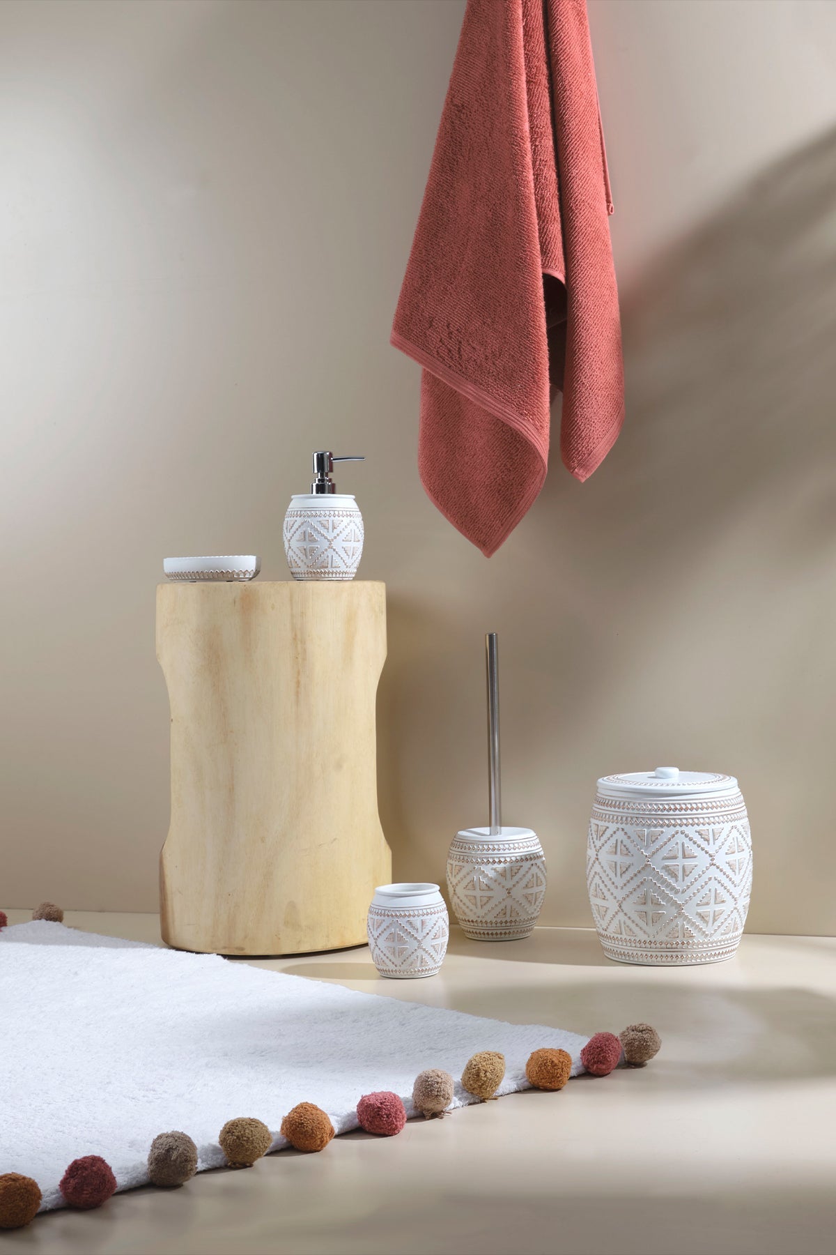 Irya-Delight Tekli Banyo Paspası %100 Pamuk 70xx100-Banyo Paspası-7-Milagron.com