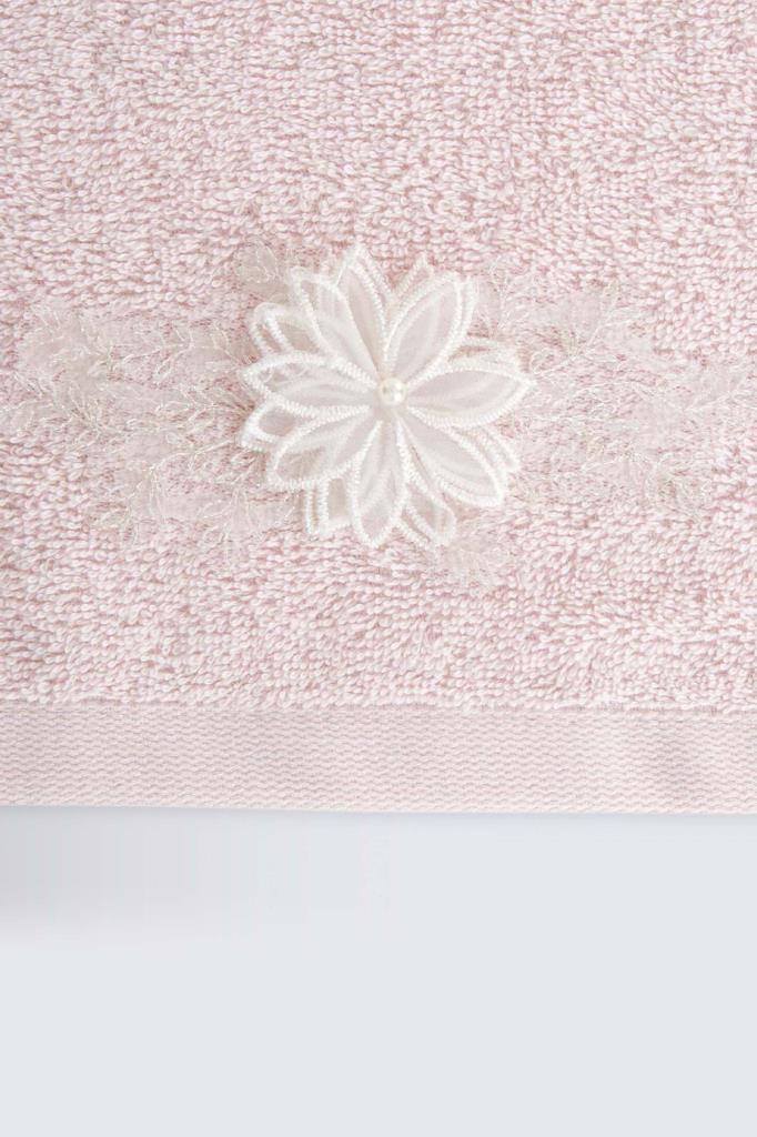 Irya-Desire Yüz Havlusu 50x90 Cm Pudra-Havlu-3-Milagron.com