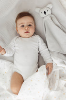 Irya-Dreamer Organik Pamuk 2 Katlı Müslin örtü Beyaz 100x100-Bebek Battaniyesi-4-Milagron.com