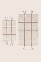 İRYA-Elani 2’Li Takım Banyo Paspası %100 Pamuk 40X60+60X90 Cm Bej-Paspas-4-Milagron.com
