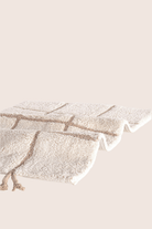 İRYA-Elani Tekli Banyo Paspası %100 Pamuk 50X80 Cm Bej-Paspas-6-Milagron.com