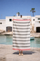 İRYA-Elena Peştamal 90X170 Pembe-Havlu & Havlu Setleri-1-Milagron.com