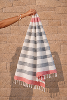 İRYA-Elena Peştamal 90X170 Pembe-Havlu & Havlu Setleri-2-Milagron.com