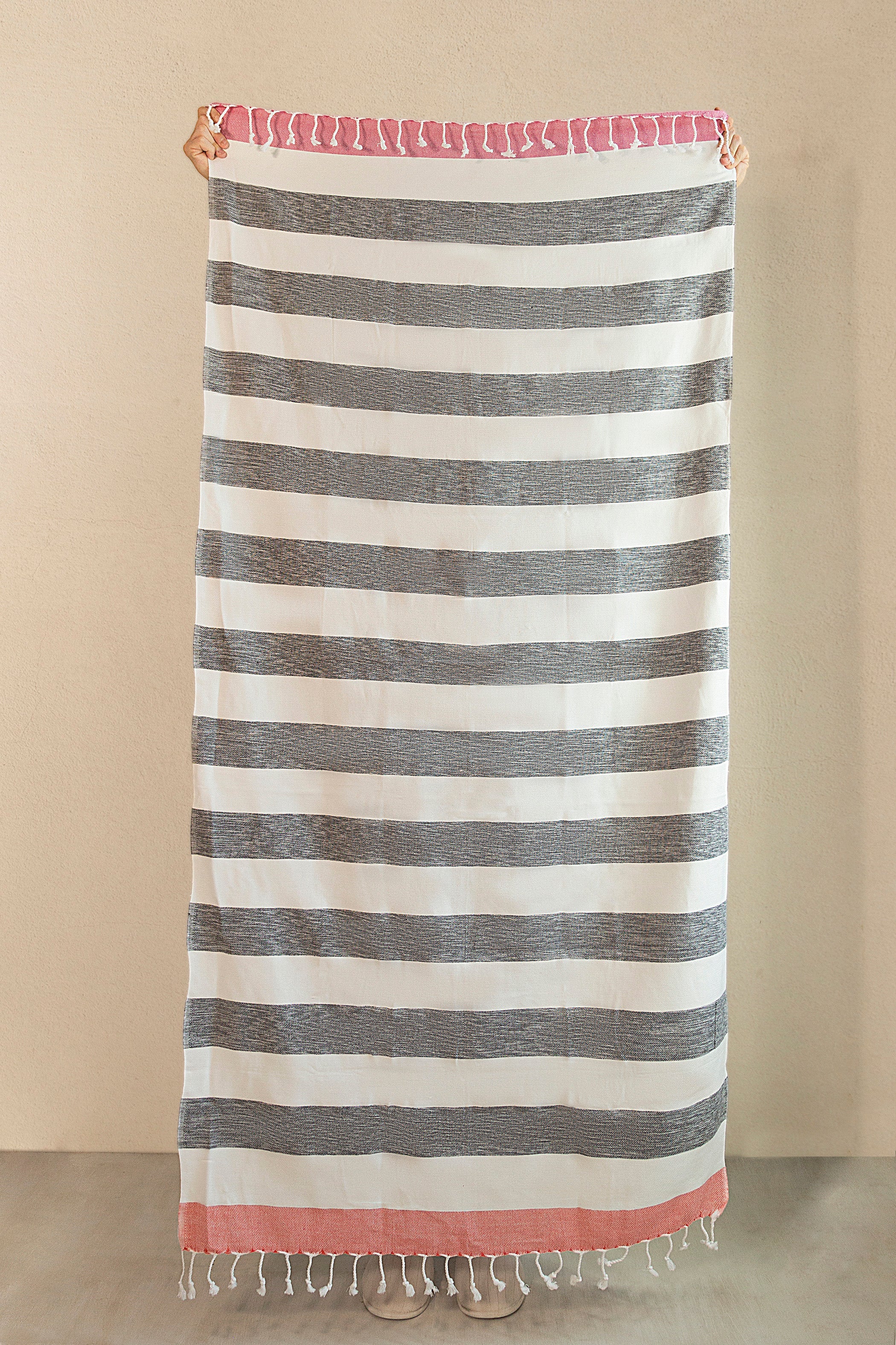 İRYA-Elena Peştamal 90X170 Pembe-Havlu & Havlu Setleri-3-Milagron.com