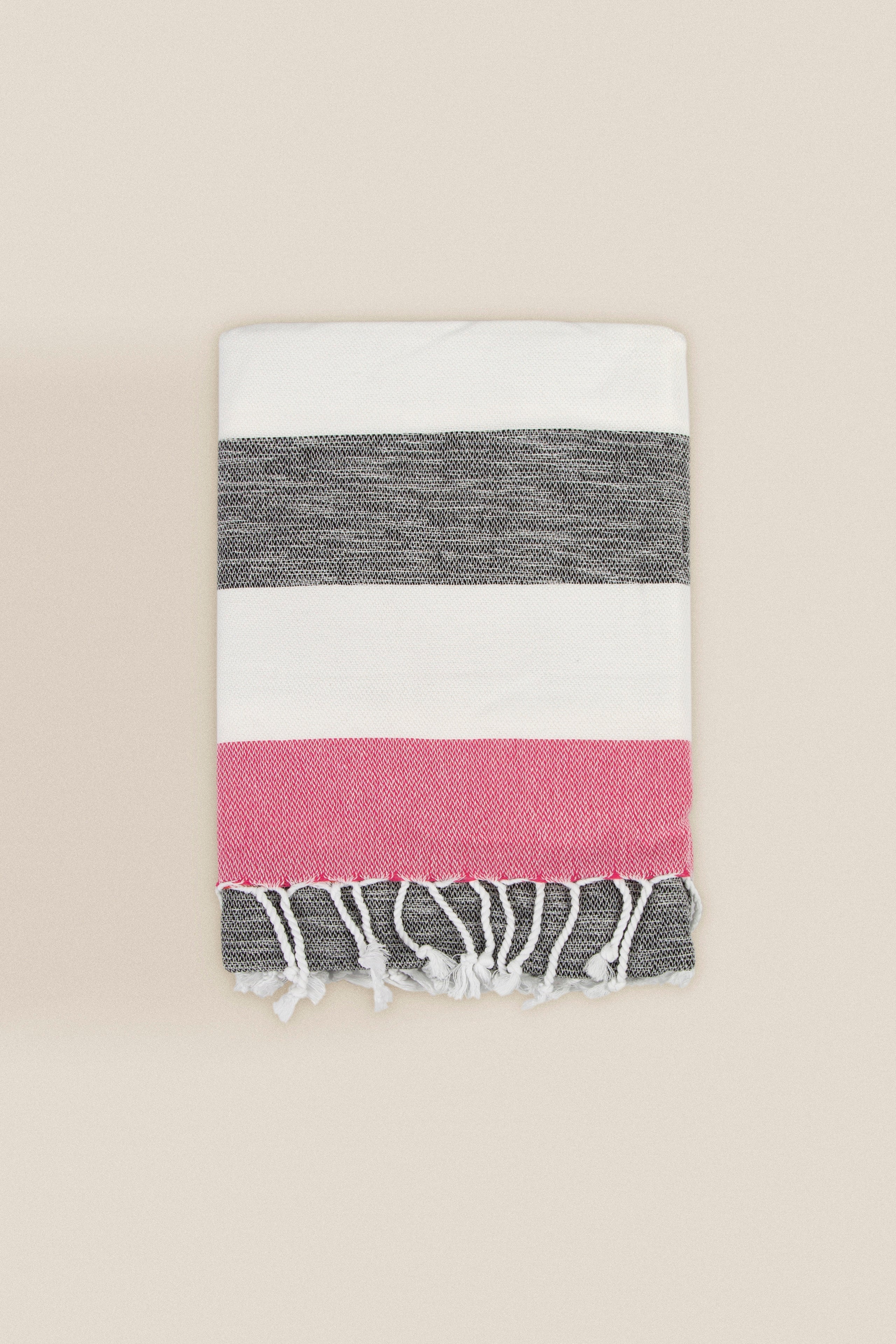 İRYA-Elena Peştamal 90X170 Pembe-Havlu & Havlu Setleri-4-Milagron.com