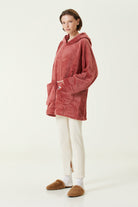 Irya-Es Parla Bloom Panço Kiremit-Giyilebilir Battaniye-3-Milagron.com