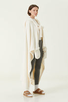 Irya-Es Parla Hope Giyilebilir Battaniye Ekru-Giyilebilir Battaniye-3-Milagron.com