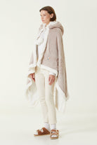 Irya-Es Parla Karmen Giyilebilir Battaniye Bej-Giyilebilir Battaniye-2-Milagron.com