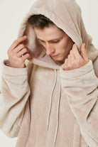 Irya-Es Parla Lexi Panço Bej-Giyilebilir Battaniye-7-Milagron.com