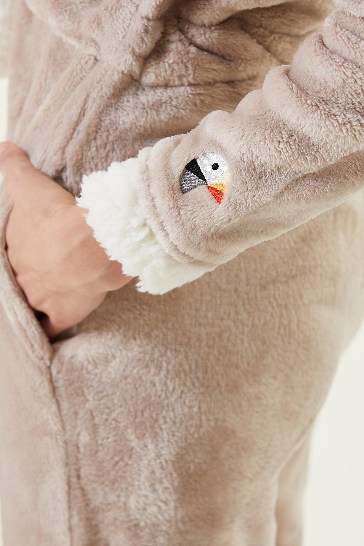 Irya-Es Parla Lole Tulum Bej-Giyilebilir Battaniye-4-Milagron.com