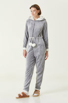 Irya-Es Parla Lole Tulum Gri-Giyilebilir Battaniye-3-Milagron.com