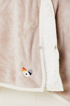 Irya-Es Parla Lona Giyilebilir Battaniye Oversize Bej-Giyilebilir Battaniye-4-Milagron.com